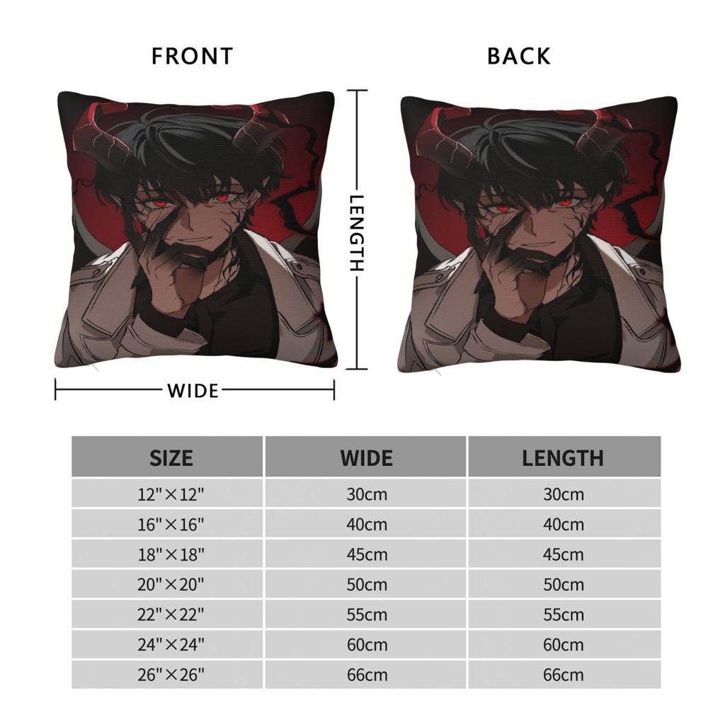 Sofa Decor Novel Omniscient Reader Viewpoint Pillowcases Accessories Pillow Cover Zippered Multiple Sizes