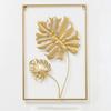 1PC Colorful Iron Leaves Modern Living Room Wall Decoration TV Sofa Background Wall Entrance Hanging