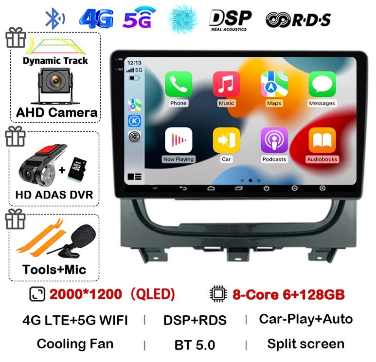 Android 14 Carplay Auto For Fiat Strada Idea 2012 2013 2014 2015 2016 Car Radio Multimedia Player Navigation GPS Stereo 2Din DVD