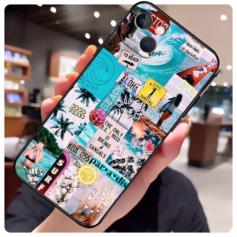 Surf Surfing Case For iPhone 14 Pro Max 16 15 11 12 13 17 Pro Max mini 15 16 Plus 16e 17 Air Phone Cover