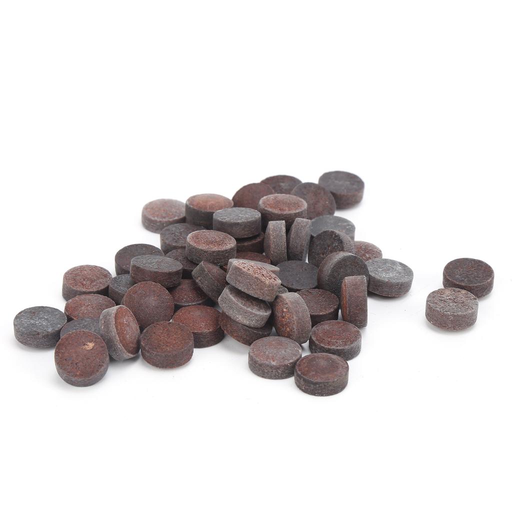 50 Stück/Box 10mm Queue-Spitzen Set Snooker Rote Leder Queue-Stick Spitzen für Pool Eight Ball