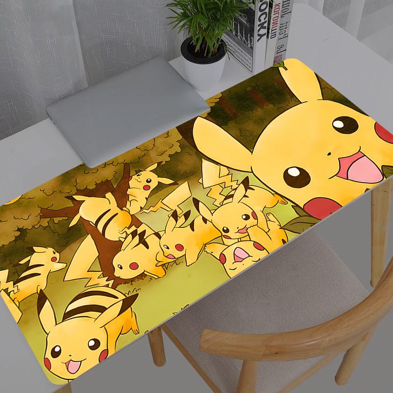 Large Mouse Pad Pokemon Pikachu Gamer Keyboard Mousepad Pc Computer Desk Mat Gaming Pad Mouse Mats For CS GO LOL x 800x300x2mm