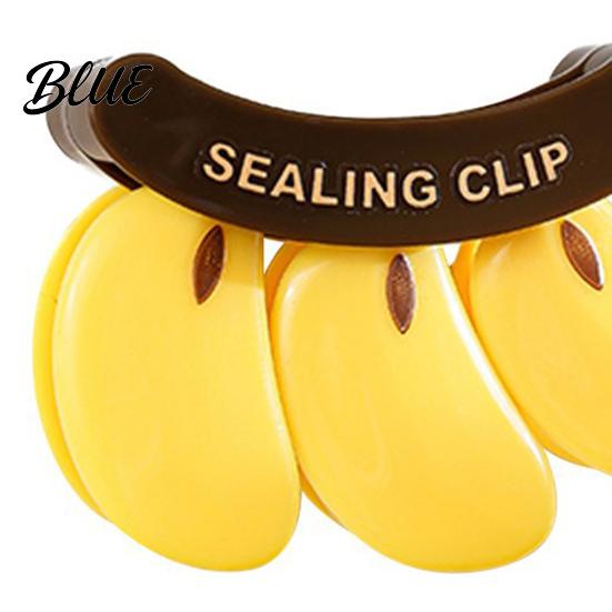 Reusable Snack Clips Sealing Fridge Shape Bag Magnetic 3Pcs Banana Clip Kitchen Accessories Clamp for Chip Bags Refrigerator Magnet