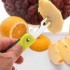 Stainless Steel Kitchen Fruit Knives ABS Handle Folding Slicing Knife with Fork Camping Pocket Peeler