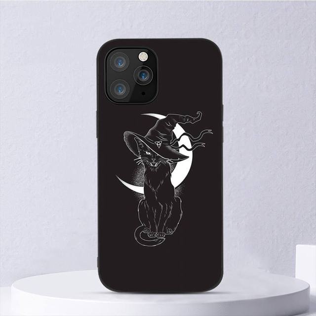 

Чехол для телефона «Ведьма и кошка» для Iphone 11 12 Mini 13 14 Pro Xs Max X 8 7 6s Plus 5 Se Xr Shell iPhone12mini