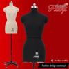 3D Female Pin-able Stand-up Mannequin for Clothing Pattern Making