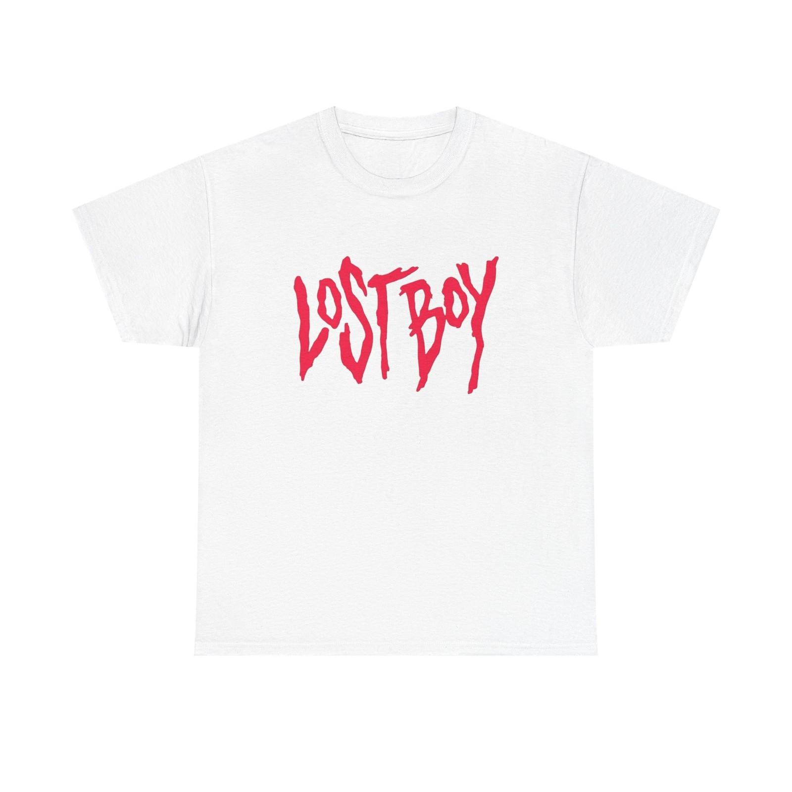 Lost Boy Retro Graphic T-Shirt Mens Womens Tees Top Unisex Heavy Cotton Tee L