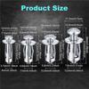 A84X-120Pcs M 4 M5 M6 M8 Petal Nuts,Expansion Screw Jack Nut,For Hollow Wall Iron Plastic Polywoodpressboard Hardboard Silver
