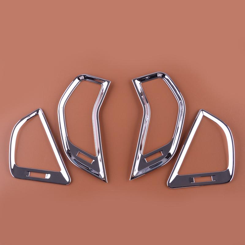 1 sada ozdobná samolepka krytu výdechu přední klimatizace do auta Pasuje na Hyundai Santa Fe 2013 2014 2015 2016 2017 2018