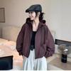 Women's Western-Style Hooded Assault Jacket - 2024 Autumn Casual Short Outerwear