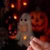 Průhledná záložka duch Halloween Roztomilý duch Záložka na čtení Gotický čtenářský doplněk pro milovníky knih Dárky