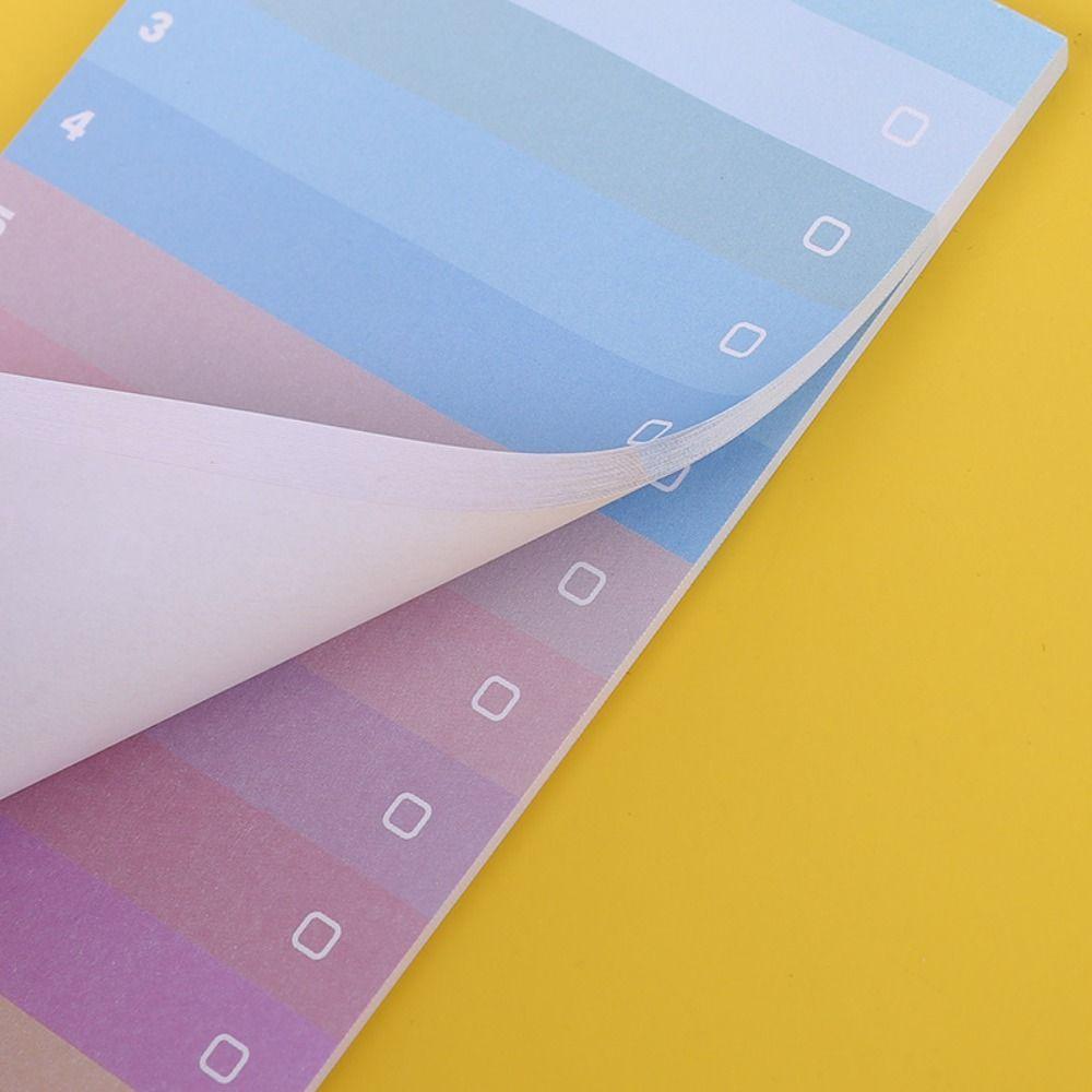 50 Sheets Multicolors To Do List Sticky Notes Rainbow To Do List Notepad Rainbow Sticky Notes  Home