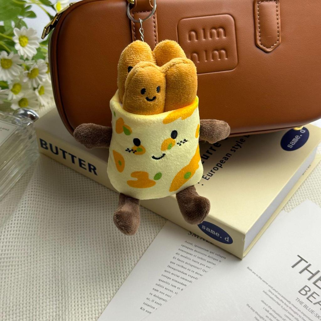 Tianjin Goubuli Baozi & Jianbing Guozi Plush Doll Pendant