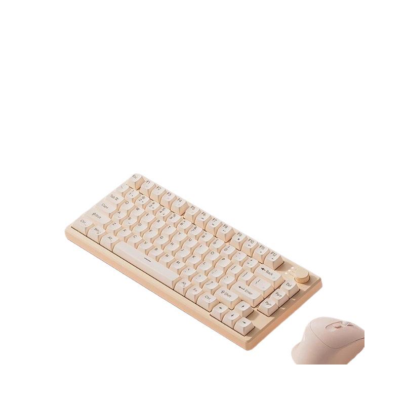 Kabellose, ultra-leise mechanische Gaming-Tastatur für Mädchen – Ideal für Büro & Laptop-Tippen