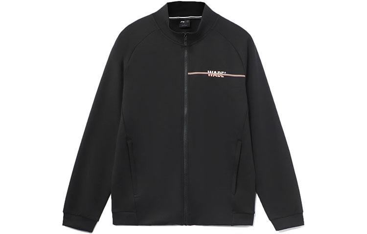 Li Ning Jackets Men s Black Stand Collar Moderate Other AWDR439-1 2XL