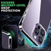 Custodia trasparente 360 doppia anteriore e posteriore per iPhone 15 14 13 12 11 Pro Max X XR XS Max 7 8 Plus Cover antiurto in silicone