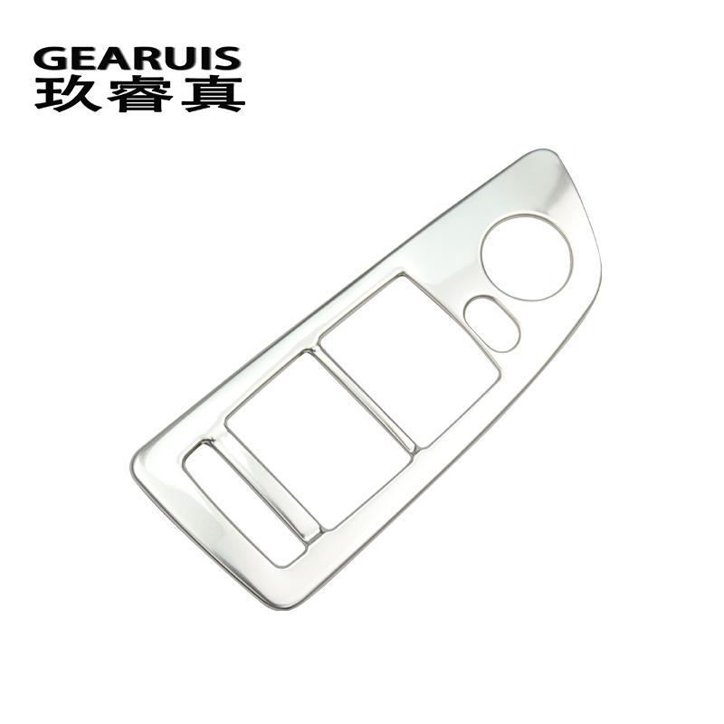 Car Styling Door Window Lift Switch Buttons Stickers For BMW 1 Series E81 2007-2011 Auto Interior Button Trim Covers