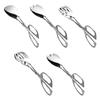 Buffet Kitchen Tongs with Non Slip Handle Salad Steak Clip Catering Utensil Food Tongs for Cake Baking Steak Cooking BBQ
