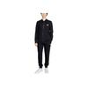 Emporio Armani FW24 Logo Letter Print Zip Casual Sports Suit Unisex suit Black 112115-4F571-00020