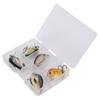 5PCS with Triple Hook Fish Crankbaits ABS Fishing Lures Durable Topwater Lures  Bass Fishing