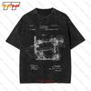Sewing Machine Patent Sewing Patent Art Vintage Oversized TShirt POA