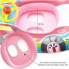 Aufblasbarer Schwimmring für Kinder mit Cartoon-Design, dickem PVC und großem Lenkrad für Wasserspiele