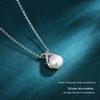 925 Sterling Silver Freshwater Pearl Necklace with Versatile Pendant - Trendy Ins Style for Women