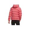 adidas Solid Color Logo Quilted Zipper Hooded Down Jacket Women Outerwear Pink HG8715