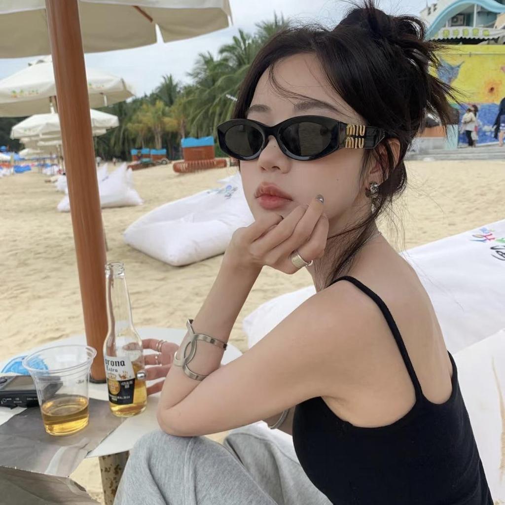 MIU Miao Cat-Eye High-End UV400 Acetate Sunglasses