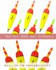 Freestanding Luminous Float for Foam for Ocean Night Pier High Visibility Size Long-Distance Casting, Basket, Lightweight, Fishing, Fishing, Fishing,
