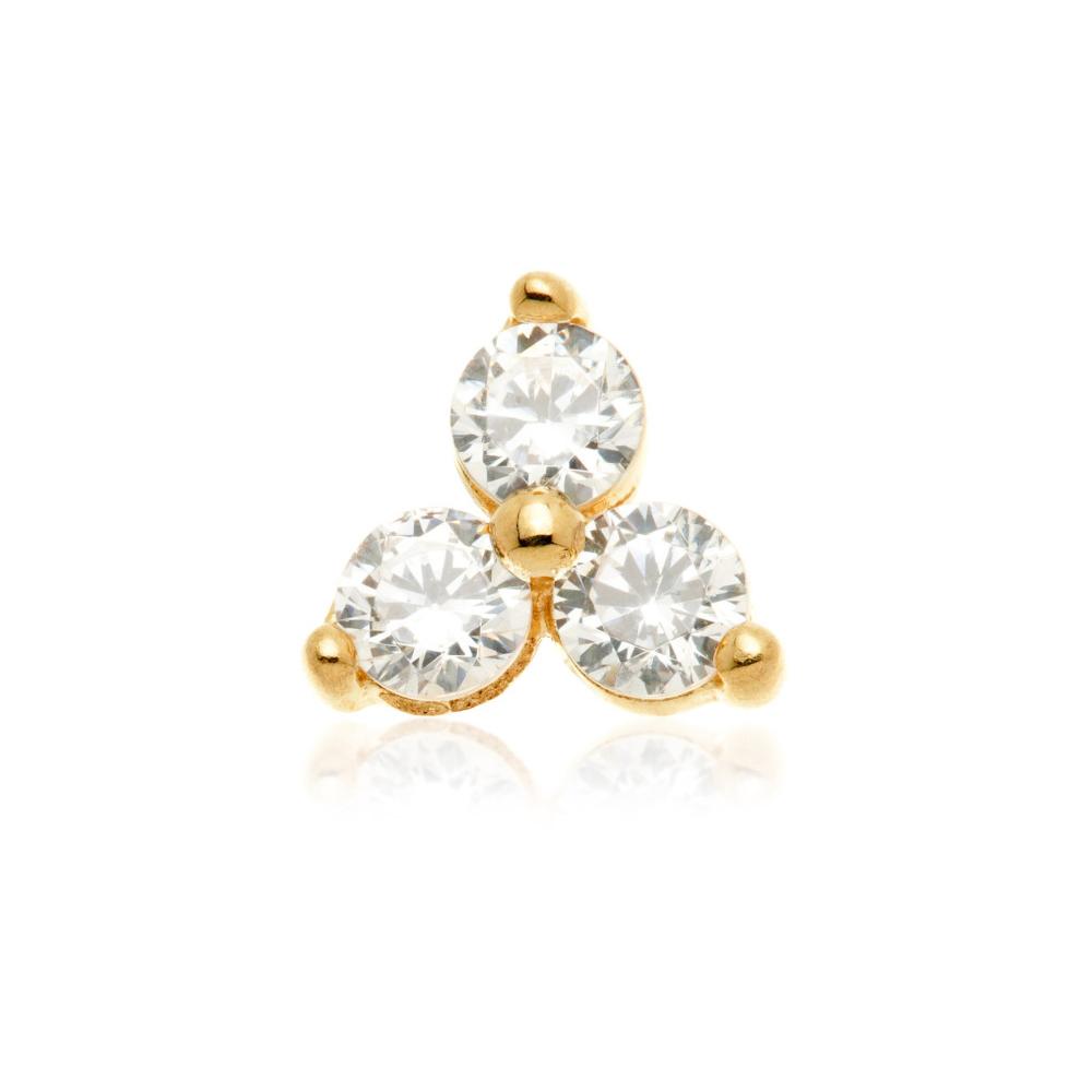 Small Stud Earrings for Women Precision-Cut Cubic Zirconia Earrings Stainless Steel Tiny Stack Earrings for Multiple Piercing
