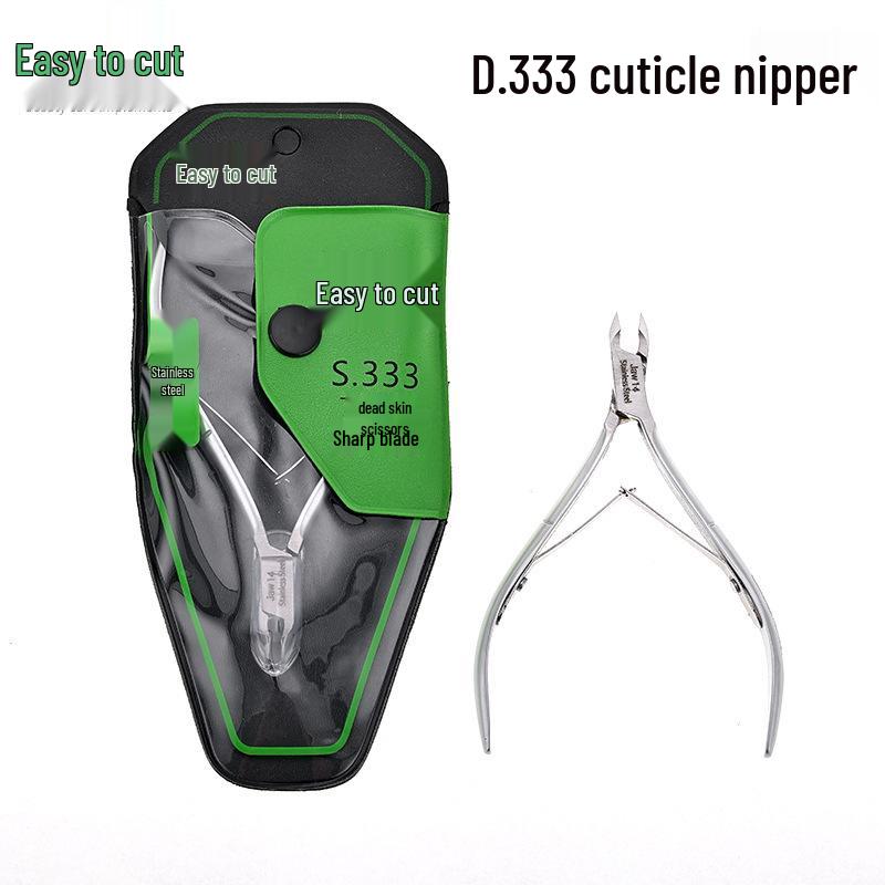 Easy Cut S.333 Professional Stainless Steel Cuticle Nipper - Sharp Small Blade for Manicure