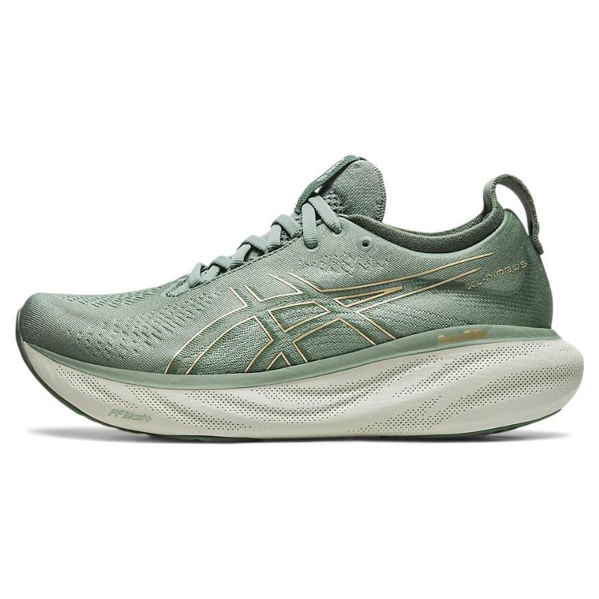 New Asics Gel Nimbus 25 Slate Grey Champagne Women's 1012B356-022
