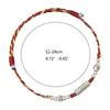 Kois Fish Pendant Bracelet Colorful Cord Handchain Adjustable Handwoven Bangles