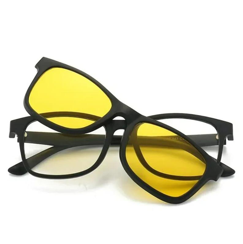

2291 Magnet Clip Square Frame High Performance Myopia Eyeglasses 0 -0.5 -1.0 -1.5 -2.0 -2.5 -3.0 -4.0 -5.0 To -6.0 0