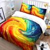 "Colorful Abstract Three-Piece Decor" Multiple Sizes Kid's And Adults' Bedroom Exquisite 3PC Bedding Set, Gift
