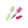 Korean-Style Rhinestone Lipstick Ballpoint Pen & Lip Balm Gift