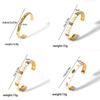 French Vintage Steel Open Cuff Bracelet With 18k Gold Plating And Diamond Accents For Fashion Jewelry Enthusiasts