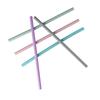 Silicone Tea Milkshake With Cleaning Brush Drinking Straws Tableware Party Supplies Bar Tool