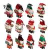 Store Window Christmas Displays 12/24/36Pcs Wooden Nutcracker Gnome Ornament Set for Tree, Retro Hanging Decorations Party Home Decor, Reusable