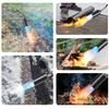 Propane Torch Weed Burner Kit High Output Long Short Mode Propane Torch Self Igniter Turbo Trigger Flamethrower with 10FT Hose for Weeding Melting