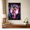 Dua Lipa Wall Tapestry Rustic Farmhouse Suitable for Bedroom Reading Corner Dorm Wall Indoor Hand Painted Style Perfect Gift for Dorm Roommate