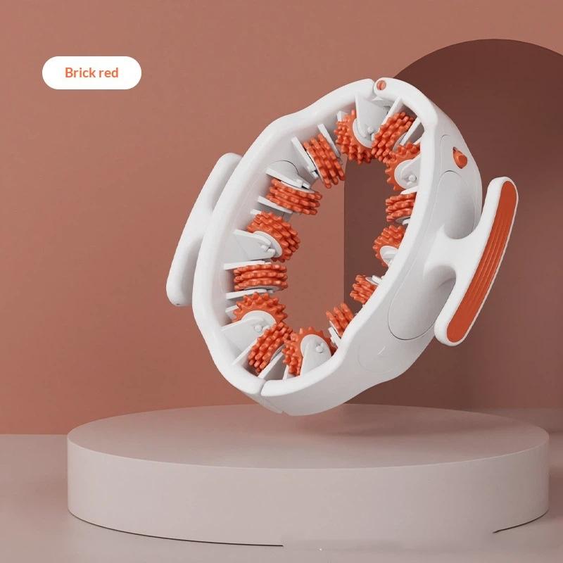Multi-Function Ring Leg Massager Massage Roller Detachable Handles For Full Body Neck Shoulder Abdominal Muscle Slimming