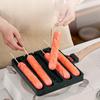 5 Grids Sausage Cooking Tool Pre-Seasoned Grilled Sausage Pot Hot Dog  Pan Sausage Fry Pan for Outdoor Kitchen Breakfast
