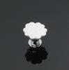 KAK Orchid Ceramic Handles Drawer Knobs Kitchen Cupboard Door Handles for Kids Room Cabinet Handles with screws Furniture Handle
