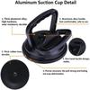 2 Pcs Dent Puller Dent Remover Tool Suction Cup Lifter for Cars Dent Glass Tiles Mirror Lifting and