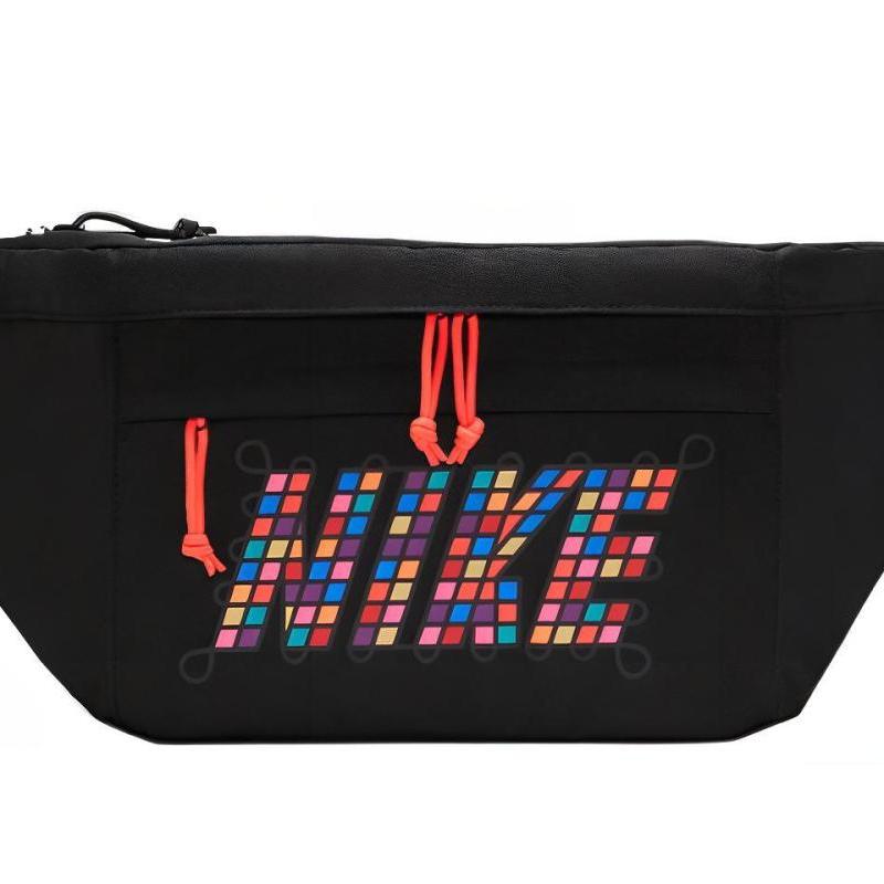 Nike Polyester One Shoulder Crossbody Bag Sling Bag Fanny Pack Regular Unisex Black Casual DD1752-010