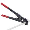 Pipe Crimping Tool Kit, PEX & Aluminum-Plastic Tube Crimper with TH12 TH16 TH20 TH26 TH32 Jaws & Bendable Handle, Compact Single-Port Crimper with