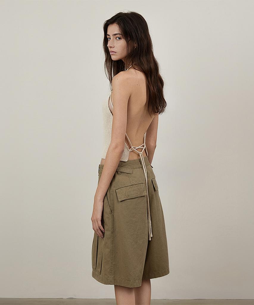 Kwinseulaebis Cargo Buckle Bermuda Pants