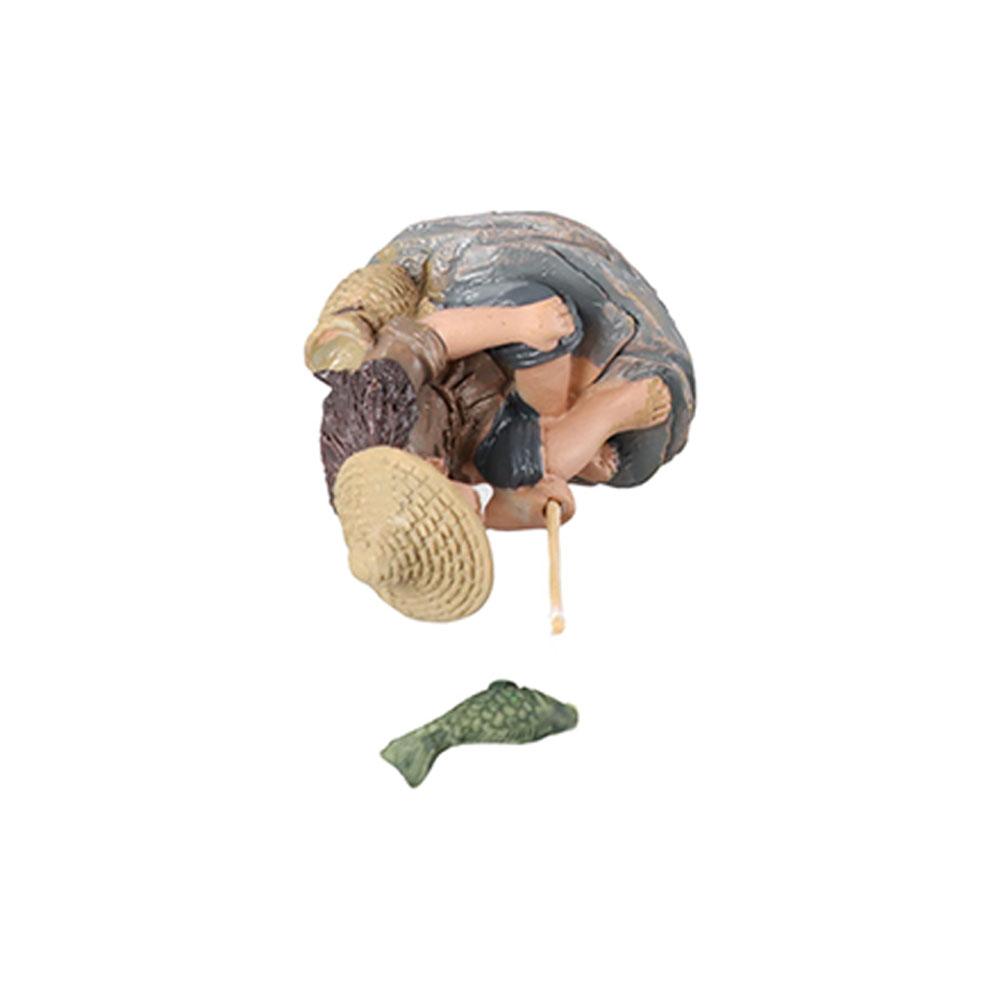 Handmade Resin Sculpture Craft Micro Landscape Miniature Figurine Bonsai Decoration Fairy Garden Ornament